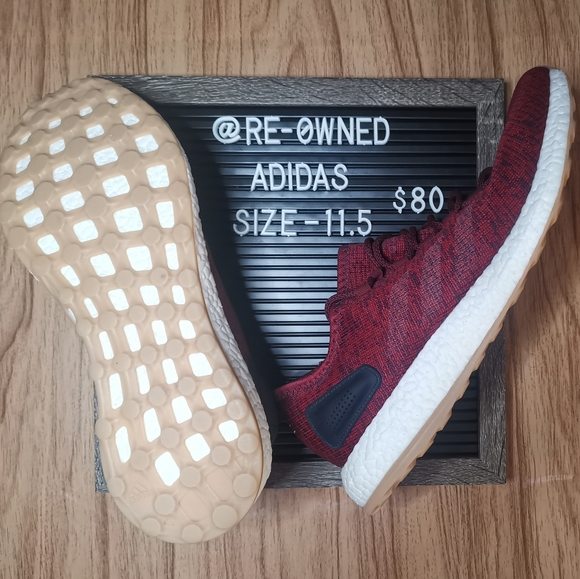 Adidas Pureboost 2017 Burgundy - Picture 3 of 5